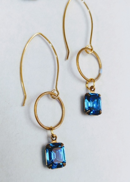 Not For Sale🌿Vintage Swarovski & Brass Rings - Picture 5 of 7